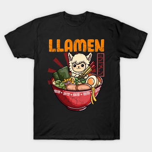 Llamen Llama Ramen T-Shirt